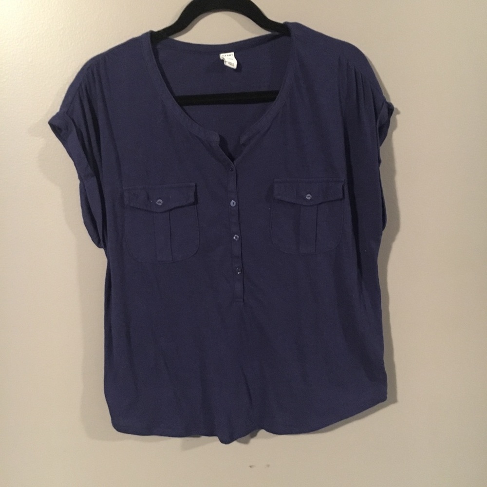 Old Navy Indigo Blue shirt